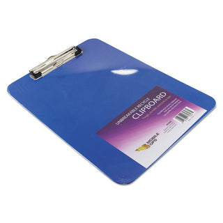 Mobile OPS® Unbreakable Recycled Clipboard, 1/4" Capacity, 8 1/2 x 11, Blue (BAU61623)