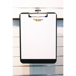 Mobile OPS® Unbreakable Recycled Clipboard, 1/2" Capacity, 8 1/2 x 11, Black (BAU61624)