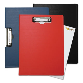 Mobile OPS® Portfolio Clipboard With Low-Profile Clip, 1/2" Capacity, 8 1/2 x 11, Black (BAU61634)