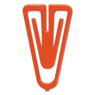 Baumgartens® Plastiklips Paper Clips, Large (No. 6), Assorted Colors, 200/Box (BAULP0600)