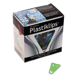 Baumgartens® Plastiklips Paper Clips, Medium (No. 4), Assorted Colors, 500/Box (BAULP0300)