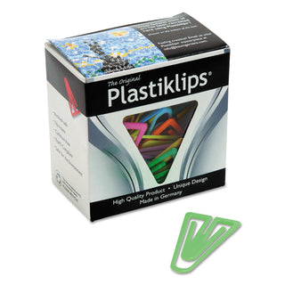 Baumgartens® Plastiklips Paper Clips, Extra Large, Assorted Colors, 50/Box (BAULP1700)