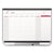 Quartet® Prestige 2 Magnetic Total Erase Monthly Calendar, 36 x 24, Graphite Color Frame (QRTCP32P2)