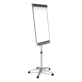 Quartet® Prestige 2 Mobile Presentation Easel, 3 ft x 2 ft, Silver/White (QRTECM32P2)