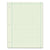 TOPS™ Engineering Computation Pads, Cross-Section Quadrille Rule (5 sq/in, 1 sq/in), Green Cover, 100 Green-Tint 8.5 x 11 Sheets (TOP35500)