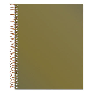 TOPS™ Docket Gold Project Planner, 1 Subject, Project-Management Format, Narrow Rule, Bronze Poly Cover, 8.5 x 6.75, 70 Sheets (TOP63826)