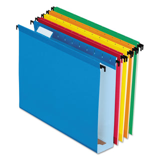 Pendaflex® SureHook Hanging Folders, Letter Size, 1/5-Cut Tab, Assorted, 20/Box (ESS6152X2ASST)
