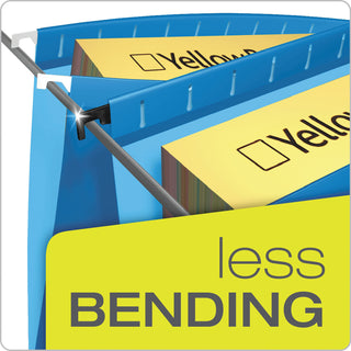 Pendaflex® SureHook Hanging Folders, Letter Size, 1/5-Cut Tab, Assorted, 20/Box (ESS6152X2ASST)