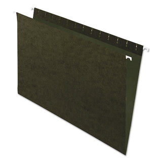 Pendaflex® Standard Green Hanging Folders, Legal Size, Straight Tab, Standard Green, 25/Box (ESS81620)