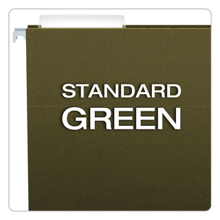 Pendaflex® Standard Green Hanging Folders, Legal Size, 1/3-Cut Tab, Standard Green, 25/Box (ESS81621)