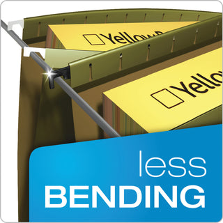 Pendaflex® SureHook Hanging Folders, Legal Size, 1/5-Cut Tab, Standard Green, 20/Box (ESS615315)