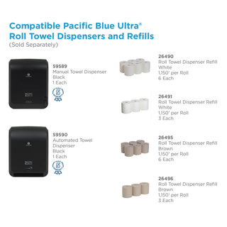 Georgia Pacific® Professional High Capacity Paper Towel Dispenser, Automated, 12.9 x 9 x 16.8, Black (GPC59590)