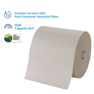 Georgia Pacific® Professional Paper Towels, Natural, 7.87 x 1150 ft, 6 Roll/Carton (GPC26495)