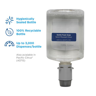 Georgia Pacific® Professional Soap/Sanitizer Manual Dispenser Refill, 1200 mL Bottle,4/Ctn (GPC43714)