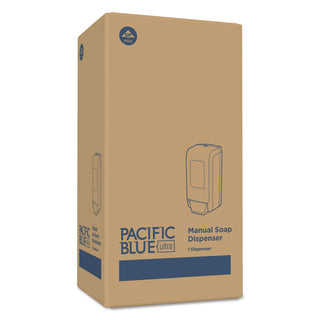 Georgia Pacific® Professional Wall-Mounted Manual Foaming Soap/Sanitizer Dispenser, Black, 5.6x4.4x11.5 (GPC53057)