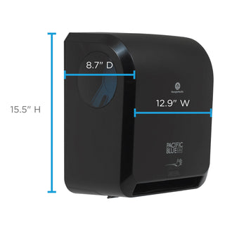 Georgia Pacific® Professional High Capacity Paper Towel Dispenser, Automated, 12.9 x 9 x 16.8, Black (GPC59590)