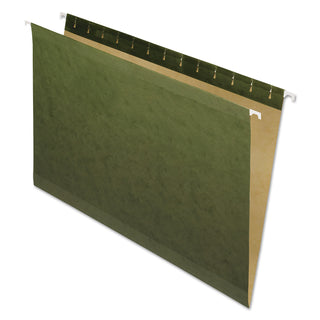 Pendaflex® Reinforced Hanging File Folders, Legal Size, Straight Tab, Standard Green, 25/Box (ESS4153)