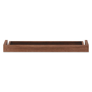 Alera® Valencia II Series Center Drawer, 24.5w x 15d x 2h, Modern Walnut (ALEVA312414WA)