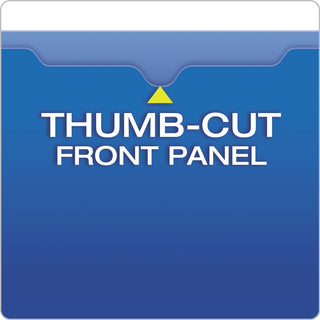 Pendaflex® Poly File Jackets, Straight Tab, Letter Size, Assorted Colors, 10/Pack (ESS50990)