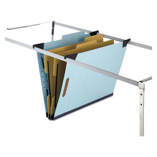 Pendaflex® Hanging Classification Folders with Dividers, Letter Size, 2 Dividers, 2/5-Cut Tab, Blue (ESS59252)