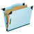 Pendaflex® Hanging Classification Folders with Dividers, Letter Size, 1 Divider, 2/5-Cut Tab, Blue (ESS59251)