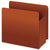 Pendaflex® Heavy-Duty End Tab File Pockets, 5.25" Expansion, Letter Size, Red Fiber, 10/Box (ESS95363)
