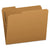 Pendaflex® Kraft Folders with One Fastener, 1/3-Cut Tabs, Letter Size, Kraft, 50/Box (ESSFK211)