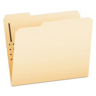 Pendaflex® Manila Folders with One Fastener, 1/3-Cut Tabs, Letter Size, 50/Box (ESSFM210)