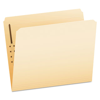 Pendaflex® Manila Folders with One Fastener, Straight Tab, Letter Size, 50/Box (ESSFM211)