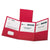 Oxford™ Tri-Fold Folder w/3 Pockets, Holds 150 Letter-Size Sheets, Red (ESS59811)