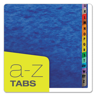 Pendaflex® Expanding Desk File, A-Z, Letter, Acrylic-Coated Pressboard, Blue (ESS11015)