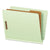 Pendaflex® End Tab Classification Folders, 1 Divider, Letter Size, Pale Green, 10/Box (ESS23214)