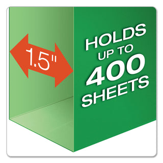 Pendaflex® Double Stuff File Folders, 1/3-Cut Tabs, Letter Size, Assorted, 50/Pack (PFX54460)