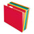 Pendaflex® Colored Reinforced Hanging Folders, Letter Size, 1/5-Cut Tab, Assorted, 25/Box (ESS415215ASST)