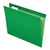 Pendaflex® Colored Reinforced Hanging Folders, Letter Size, 1/5-Cut Tab, Bright Green, 25/Box (ESS415215BGR)