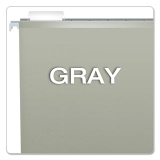 Pendaflex® Colored Reinforced Hanging Folders, Legal Size, 1/5-Cut Tab, Gray, 25/Box (ESS415315GRA)