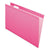 Pendaflex® Colored Reinforced Hanging Folders, Legal Size, 1/5-Cut Tab, Pink, 25/Box (ESS415315PIN)