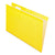 Pendaflex® Colored Reinforced Hanging Folders, Legal Size, 1/5-Cut Tab, Yellow, 25/Box (ESS415315YEL)