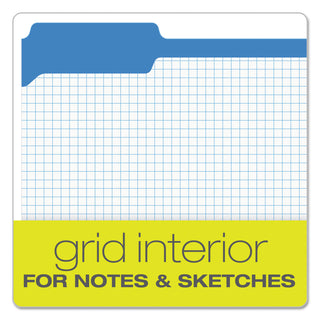 Pendaflex® Double-Ply Reinforced Top Tab Colored File Folders, 1/3-Cut Tabs, Letter Size, Blue, 100/Box (ESSR15213BLU)