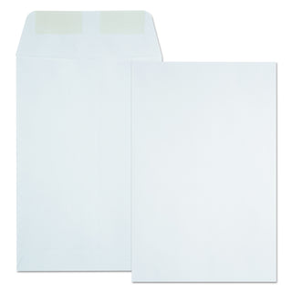 Quality Park™ Catalog Envelope, #1, Cheese Blade Flap, Gummed Closure, 6 x 9, White, 500/Box (QUA40788)