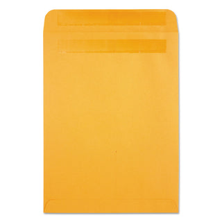 Quality Park™ Redi-Seal Catalog Envelope, #10 1/2, Cheese Blade Flap, Redi-Seal Closure, 9 x 12, Brown Kraft, 250/Box (QUA43562)