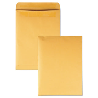 Quality Park™ Redi-Seal Catalog Envelope, #10 1/2, Cheese Blade Flap, Redi-Seal Closure, 9 x 12, Brown Kraft, 250/Box (QUA43562)