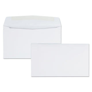 Quality Park™ Business Envelope, #6 3/4, Commercial Flap, Gummed Closure, 3.63 x 6.5, White, 500/Box (QUA90070)