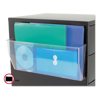 deflecto® Magnetic DocuPocket Wall File, Legal, 15 x 3 x 6 3/8, Clear (DEF50101)
