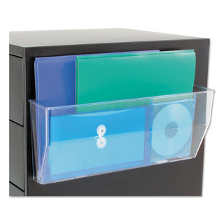 deflecto® Magnetic DocuPocket Wall File, Legal, 15 x 3 x 6 3/8, Clear (DEF50101)
