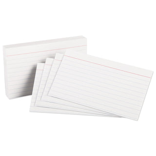 Oxford™ Ruled Index Cards, 3 x 5, White, 100/Pack (ESS31)