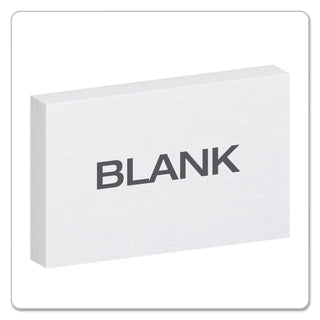 Oxford™ Unruled Index Cards, 5 x 8, White, 100/Pack (ESS50)