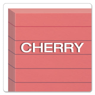 Oxford™ Ruled Index Cards, 3 x 5, Cherry, 100/Pack (ESS7321CHE)