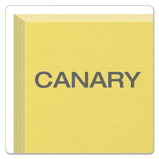 Oxford™ Unruled Index Cards, 4 x 6, Canary, 100/Pack (ESS7420CAN)