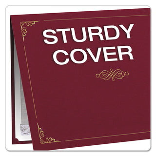 Oxford™ Certificate Holder, 11 1/4 x 8 3/4, Burgundy, 5/Pack (ESS29900585BGD)